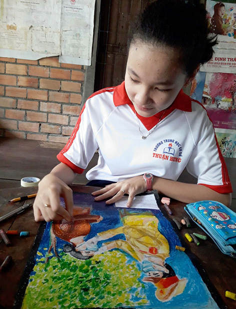 Vẽ tranh Sài Gòn giãn cách gây quỹ cho người nghèo  Vietnam Marketing Day
