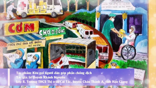 Học Sinh Hậu Giang Đạt Giải Khuyến Khích Cuộc Thi Vẽ Tranh “Vững Tin Việt  Nam” Toàn Quốc